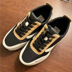 DV by Dolce Vita Black and Tan Sneakers Modern Style